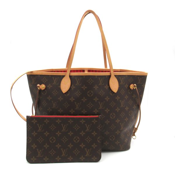 2101217979665 1 Louis Vuitton Neverfull MM Tote Bag Brown