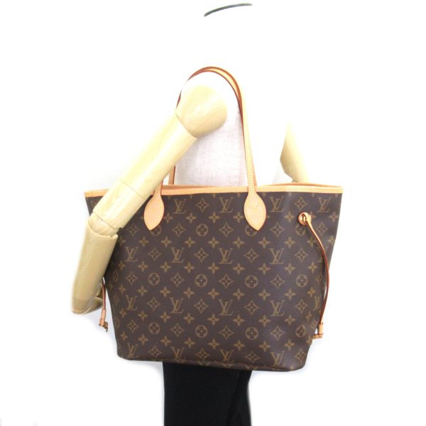 2101217979665 6 Louis Vuitton Neverfull MM Tote Bag Brown