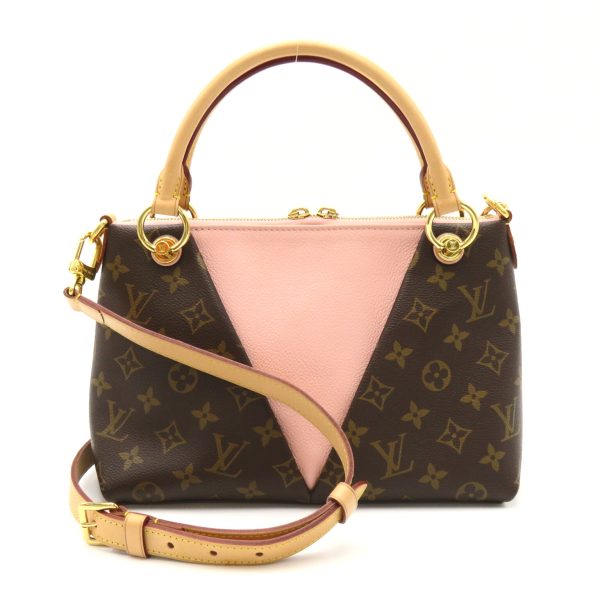 2101217981064 2 Louis Vuitton V Tote BB Handbag Brown