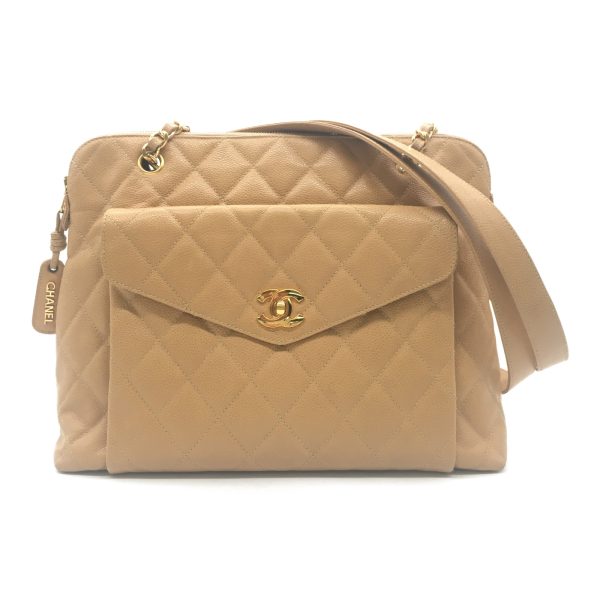 2101217981316 02 Chanel Wild Stitch Tote Bag Brown