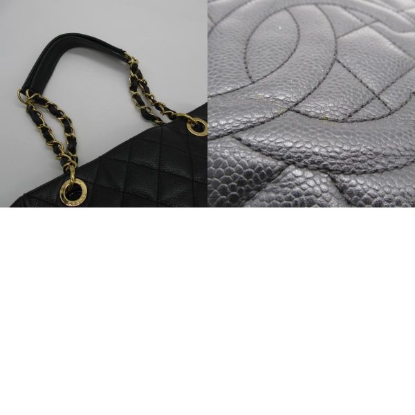 2101217981385 10c Chanel Pst Tote Bag Black