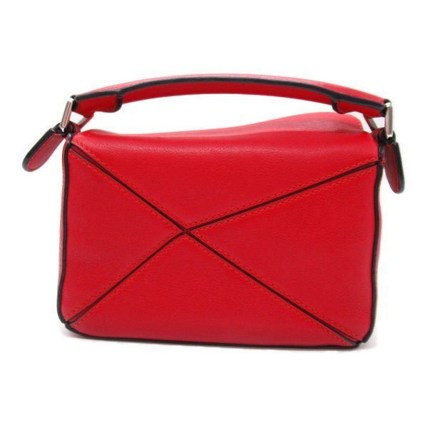 2101217981590 6 Loewe Puzzle Bag Mini Shoulder Bag Leather Series Red