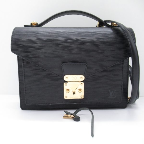 2101217981774 5 Louis Vuitton Monceau 28 2way Shoulder Bag Black