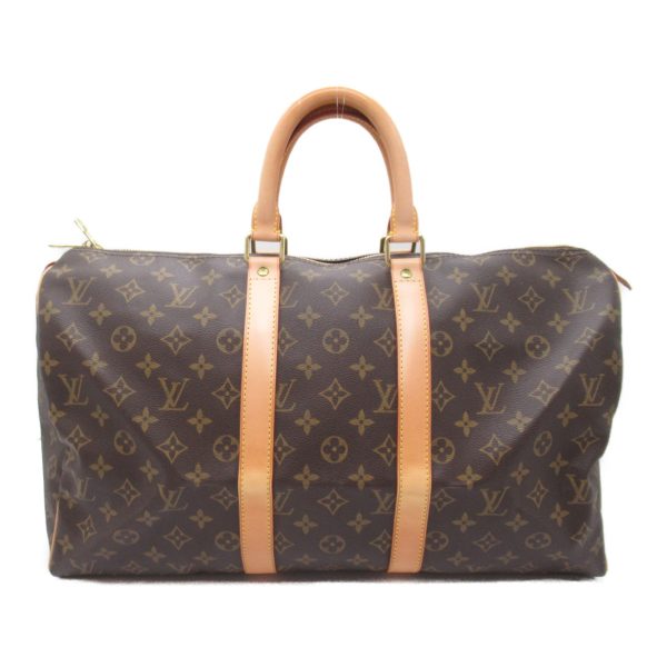 2101217984126 3 Louis Vuitton Keepall 45 Boston Bag Brown