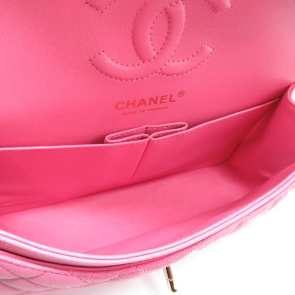 2101217984331 2 Chanel Matelasse Double Flap Bag Pink