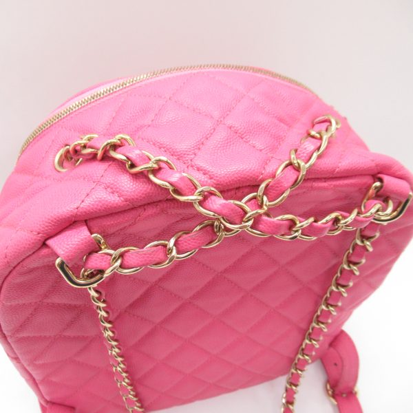 2101217984355 8 Chanel Matelasse Rucksack Pink