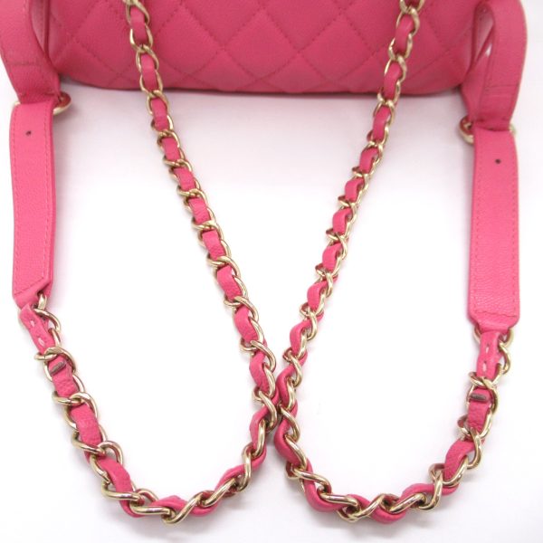 2101217984355 9 Chanel Matelasse Rucksack Pink