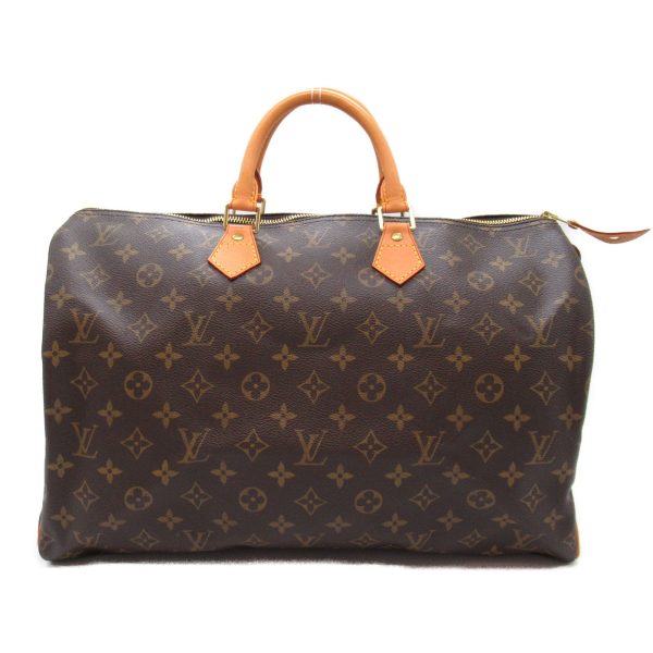 2101217988995 3 Louis Vuitton Speedy 40 Handbag Monogram Brown