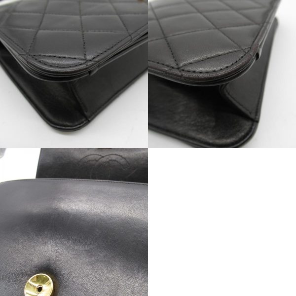 2101217989015 10c Chanel Matelasse Single Flap Bag Black