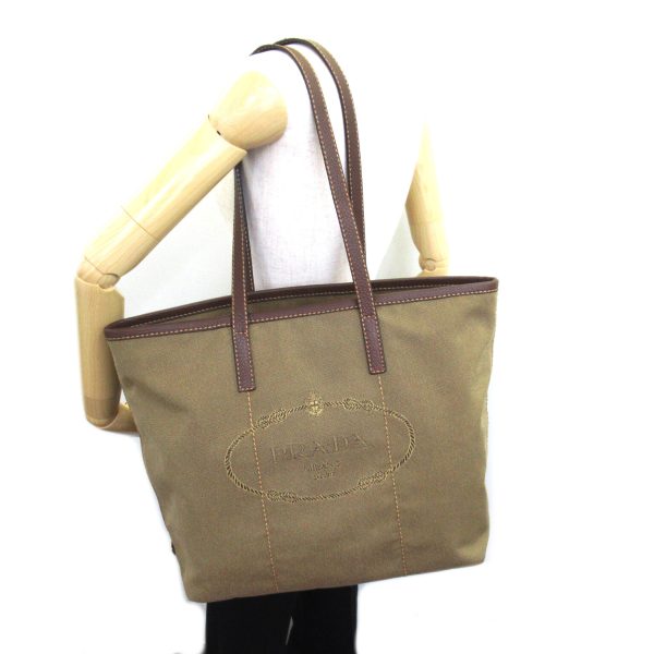 2101217989022 5 Prada Tote Bag in Canvas Khaki