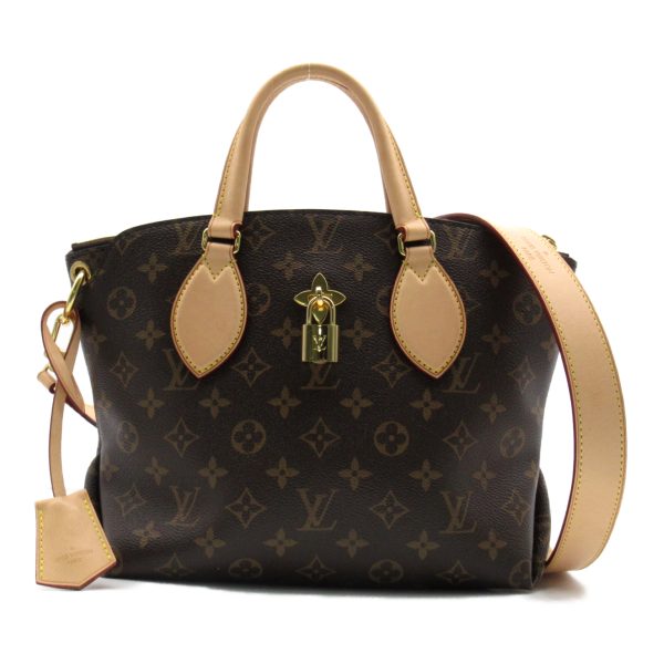 2101217989206 1 Louis Vuitton Flower Zip PM Tote Bag Brown