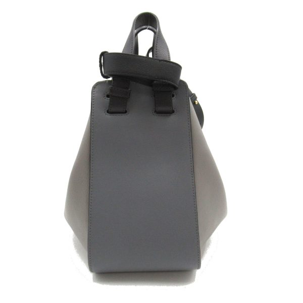 2101217989565 2 Loewe Hammock Small Shoulder Bag Calf Gray