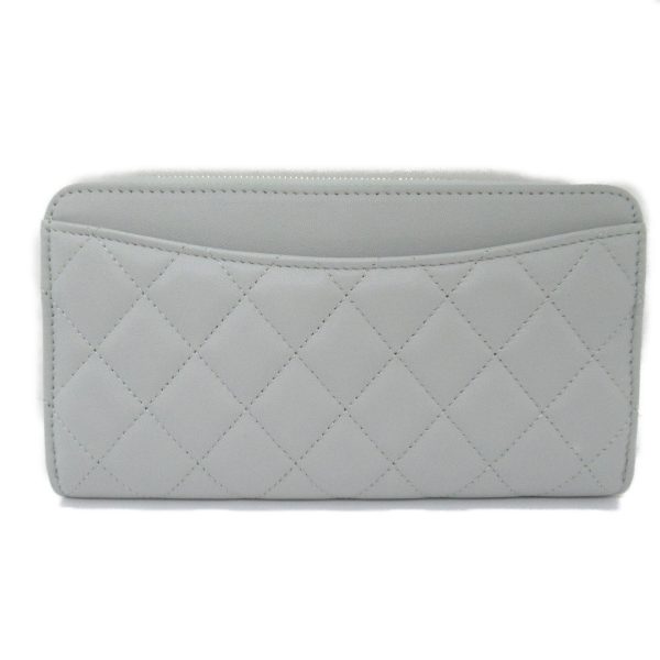 2101217989640 3 Chanel Matelasse Wallet Grey