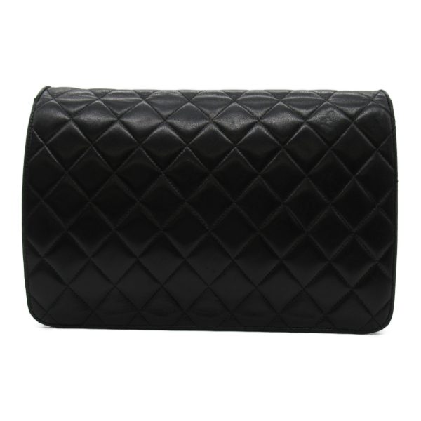 2101217989756 02 Chanel Matelasse Single Flap Bag Black