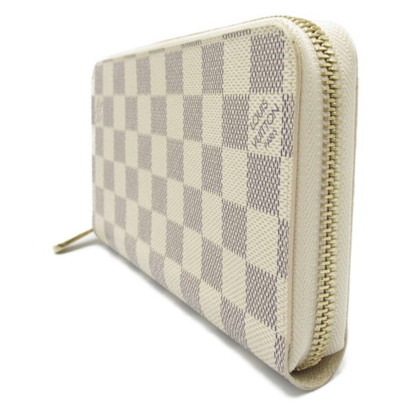 2101217990158 3 Louis Vuitton Zippy Round Long Wallet Damier White