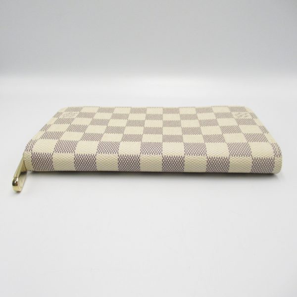 2101217990158 4 Louis Vuitton Zippy Round Long Wallet Damier White