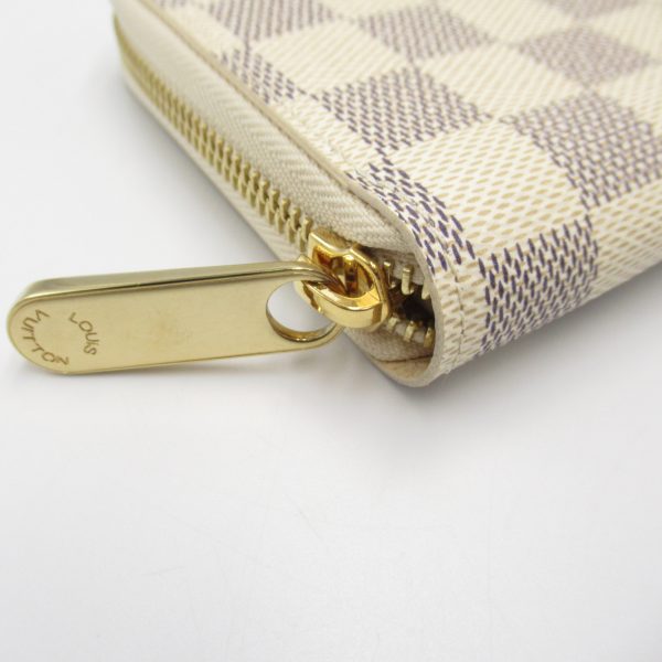 2101217990158 8 Louis Vuitton Zippy Round Long Wallet Damier White