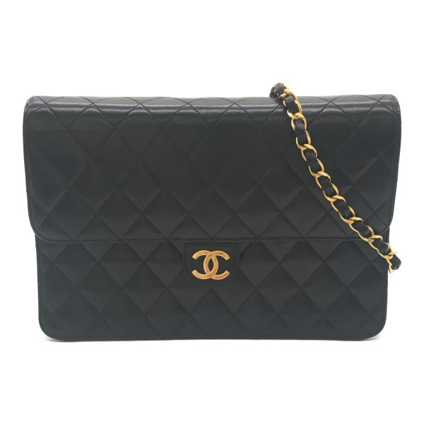 2101217990257 01 Chanel Matelasse Push Lock Bag Black