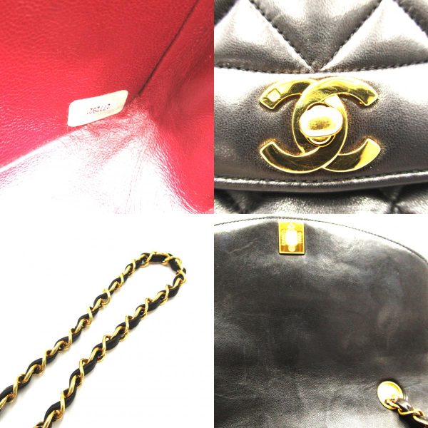 2101217999298 8c Chanel Matelasse Diana Bag Black