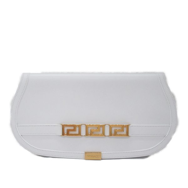 2101218003369 2 Versace Second Bag Clutch Bag Leather Optic White