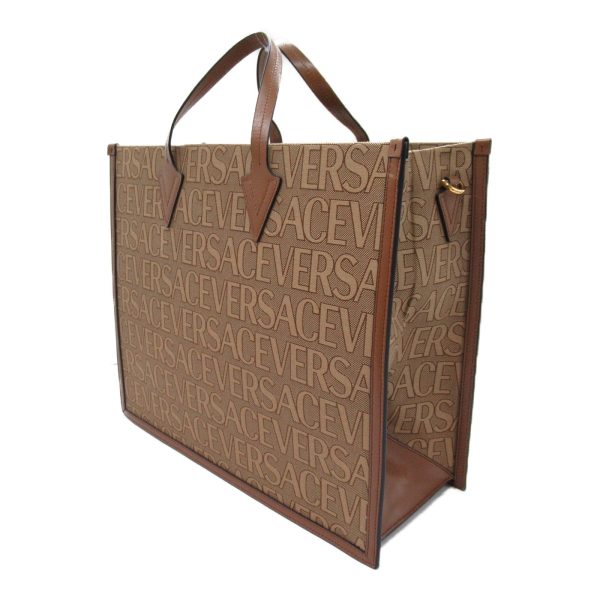 2101218003376 5 Versace Brown Bag Cotton Polyester Tote