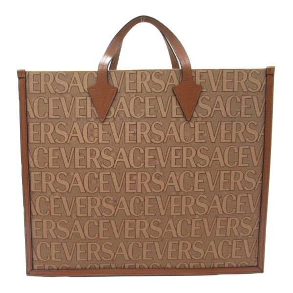 2101218003376 6 Versace Brown Bag Cotton Polyester Tote