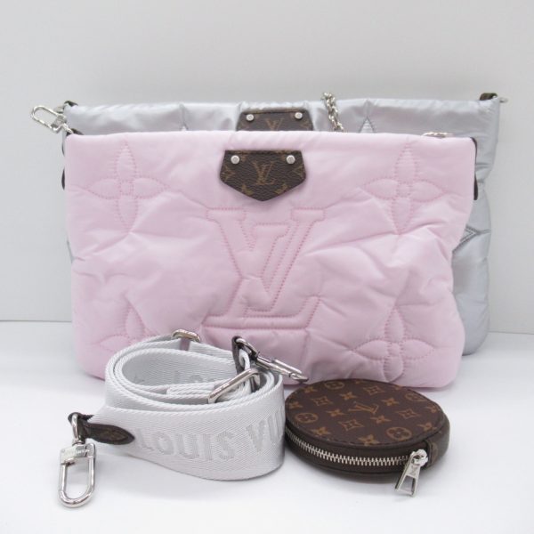 2101218004748 11 Louis Vuitton Pochette Shoulder Bag Silver Pink