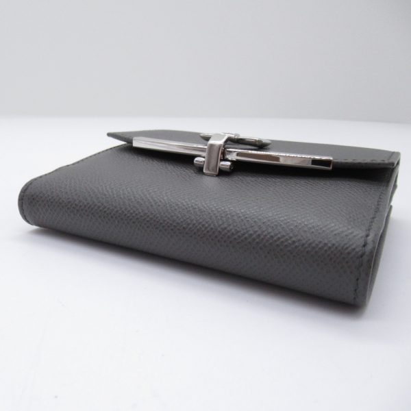 2101218006643 4 Salvatore Ferragamo Bifold Wallet in Leather Dark Gray