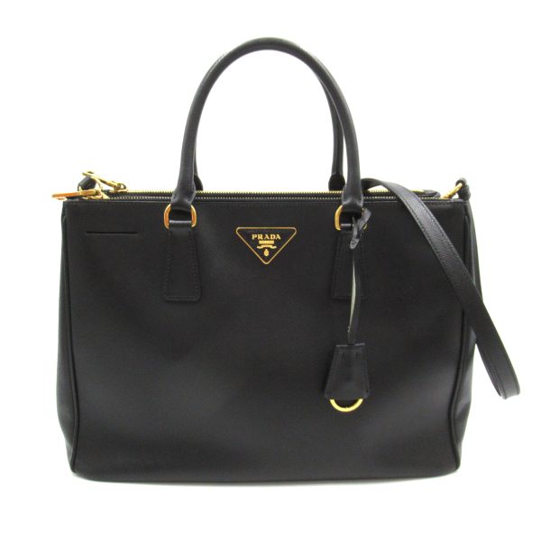 2101218018301 1 Prada 2Way Tote Bag in Saffiano Leather Black