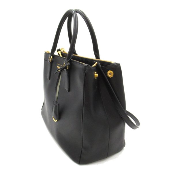 2101218018301 3 Prada 2Way Tote Bag in Saffiano Leather Black