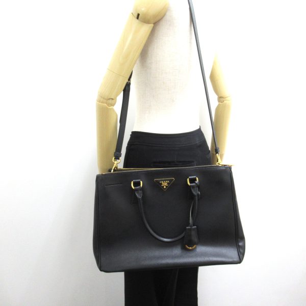 2101218018301 5 Prada 2Way Tote Bag in Saffiano Leather Black