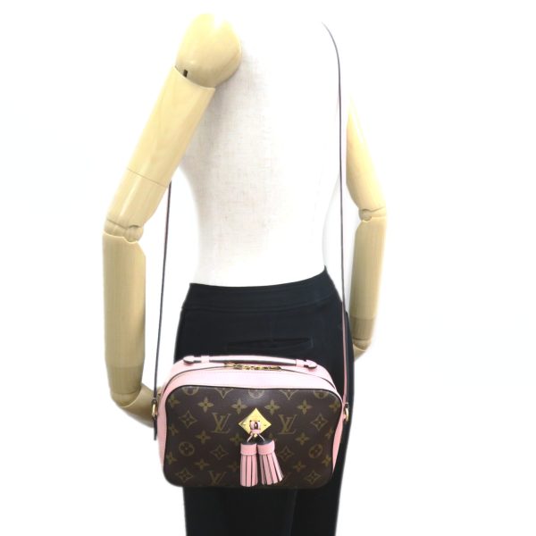 2101218018639 5 Louis Vuitton Saintonge Shoulder Bag Brown Pink