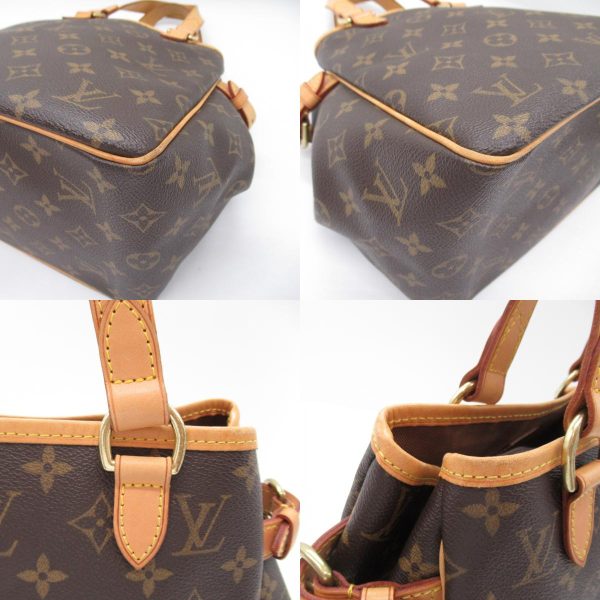 2101218019735 9c Louis Vuitton Batignolles Tote Bag Canvas Brown