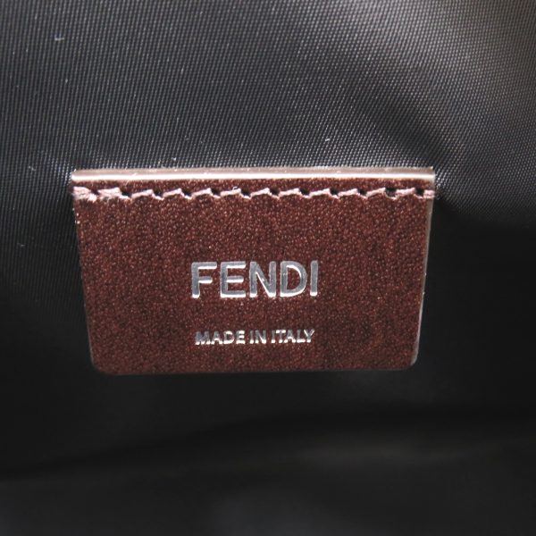 2101218036985 7 Fendi Pouch Accessory Pouch PVC Coated Canvas New Brown