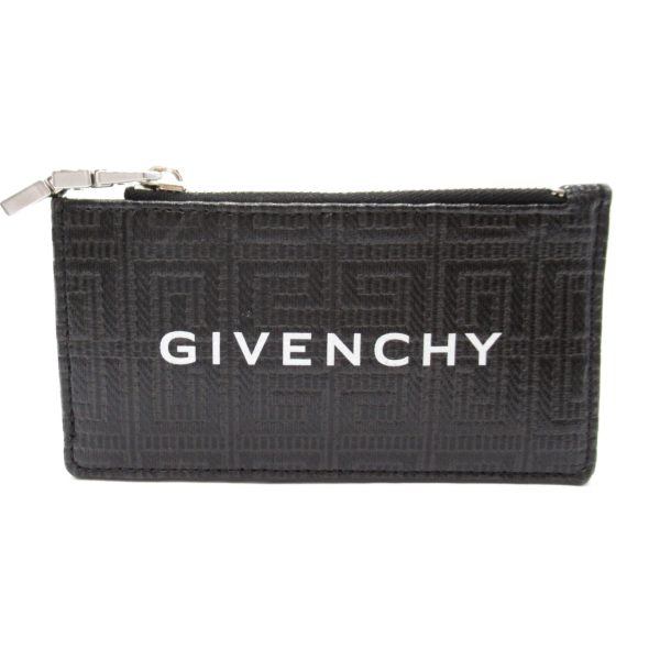 2101218037982 1 Givenchy Coin Case Included Accessory PVC Coated Canvas Black