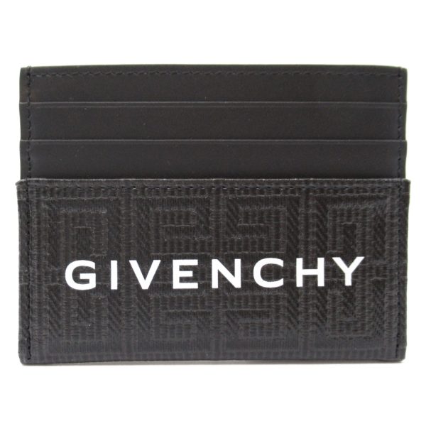 2101218038088 1 Givenchy Card Case Accessories PVC Coated Canvas Black