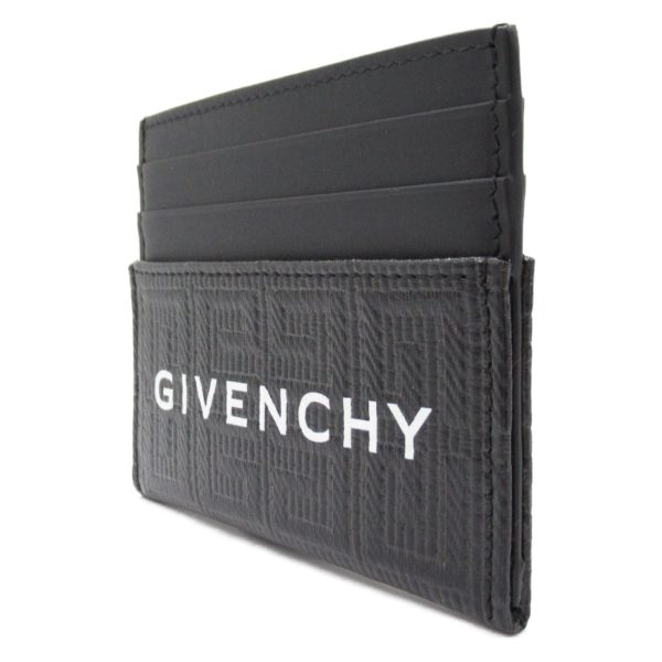 2101218038088 3 Givenchy Card Case Accessories PVC Coated Canvas Black