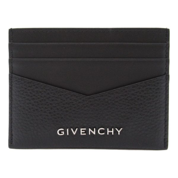 2101218038125 1 Givenchy Card Case Accessories Leather Black