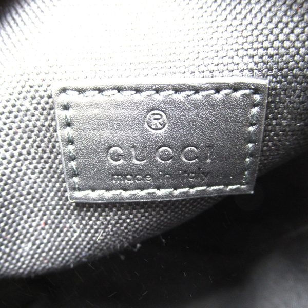 2101218038446 7 Gucci GG Supreme Shoulder Bag PVC Coated Canvas Black