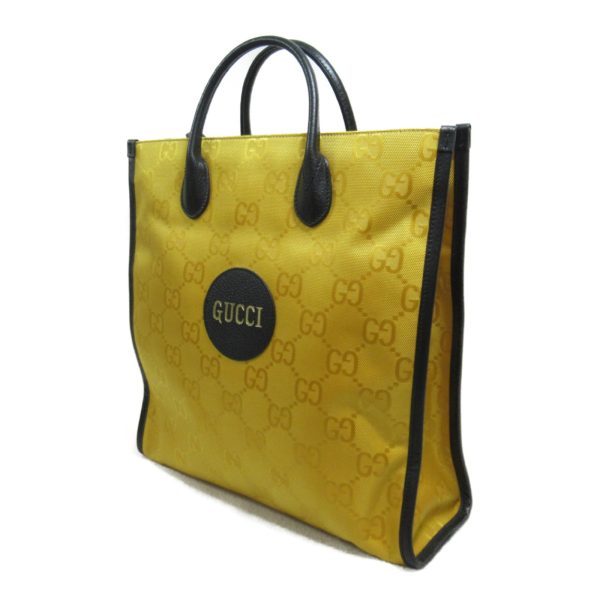 2101218038460 4 Gucci Off the Grid Long Tote Bag Leather Nylon YellowBlack