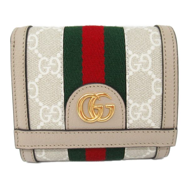 2101218038576 3 Gucci Bifold Wallet GG Canvas Beige