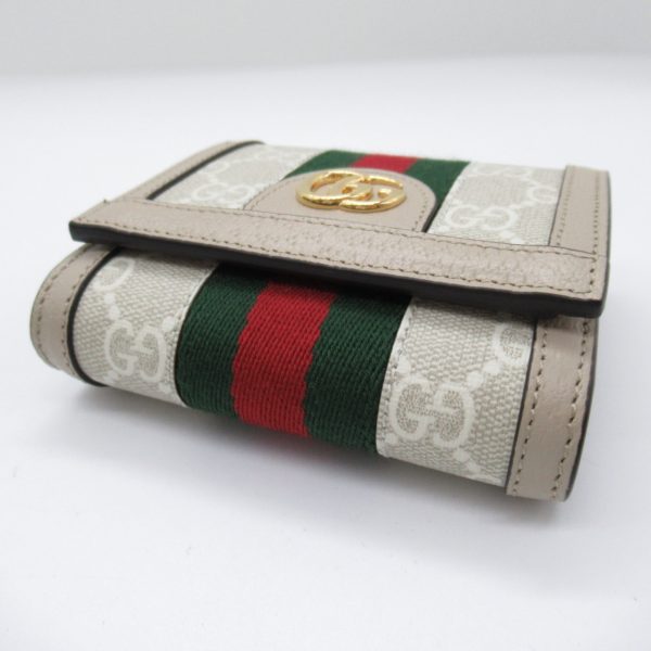 2101218038576 5 Gucci Bifold Wallet GG Canvas Beige