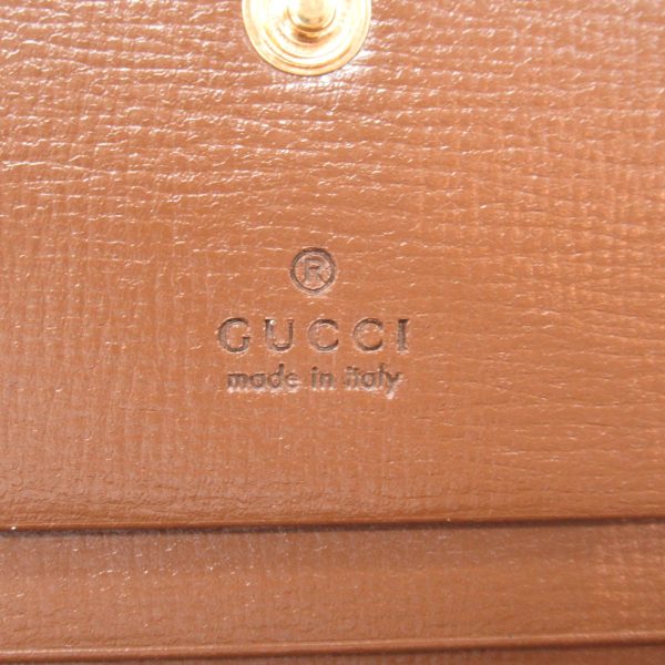 2101218038637 5 Gucci Bifold Wallet Leather GG Supreme Canvas BrownCamel