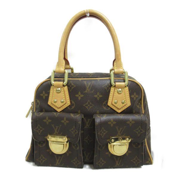 2101218038866 2 Louis Vuitton Manhattan PM Handbag Monogram Brown