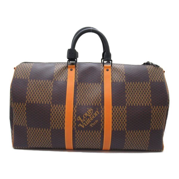 2101218038958 8 Louis Vuitton Keepall Bandouliere 50 Boston Brown