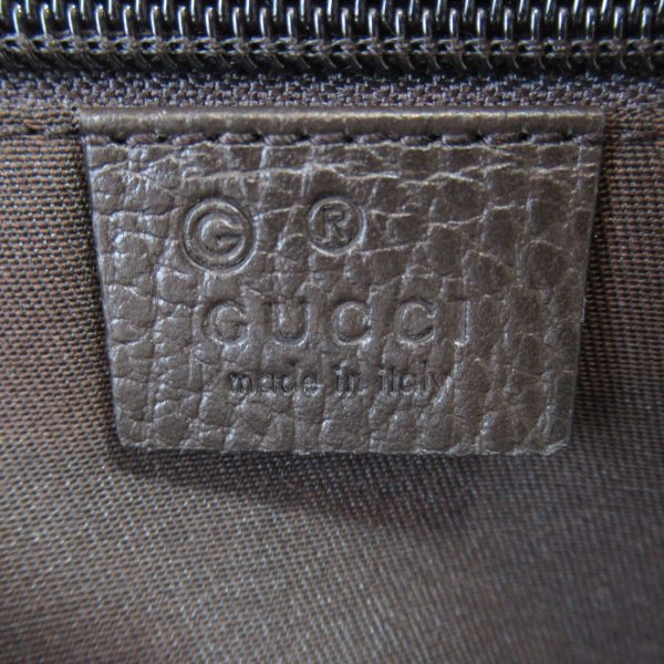 2101218039023 11 Gucci GG Canvas Rucksack Backpack Leather Brown