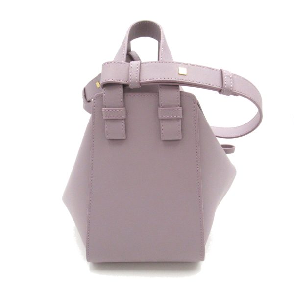 2101218039184 2 Loewe Hammock Handbag 2way Shoulder Bag Calf Purple