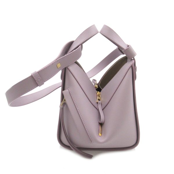 2101218039184 3 Loewe Hammock Handbag 2way Shoulder Bag Calf Purple