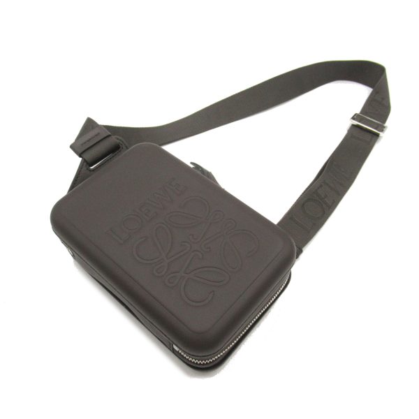 2101218039290 5 Loewe Molded Crossbody Bag Waist Bag Body Bag Leather Gray