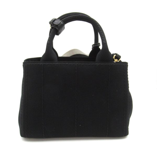 2101218039641 2 Prada Kanapa 2way Tote Bag Canvas Black